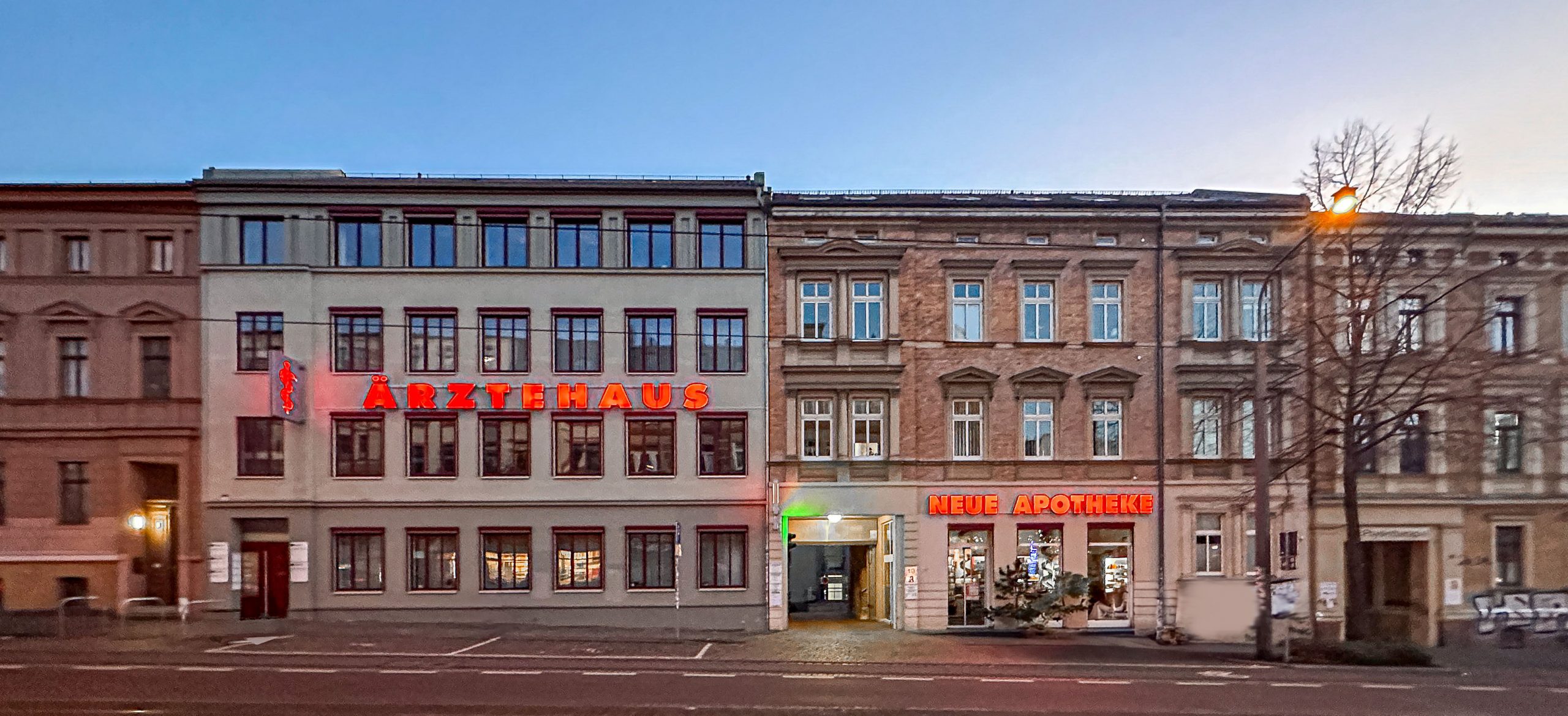 Fassade Neue Apotheke Halle (Saale)